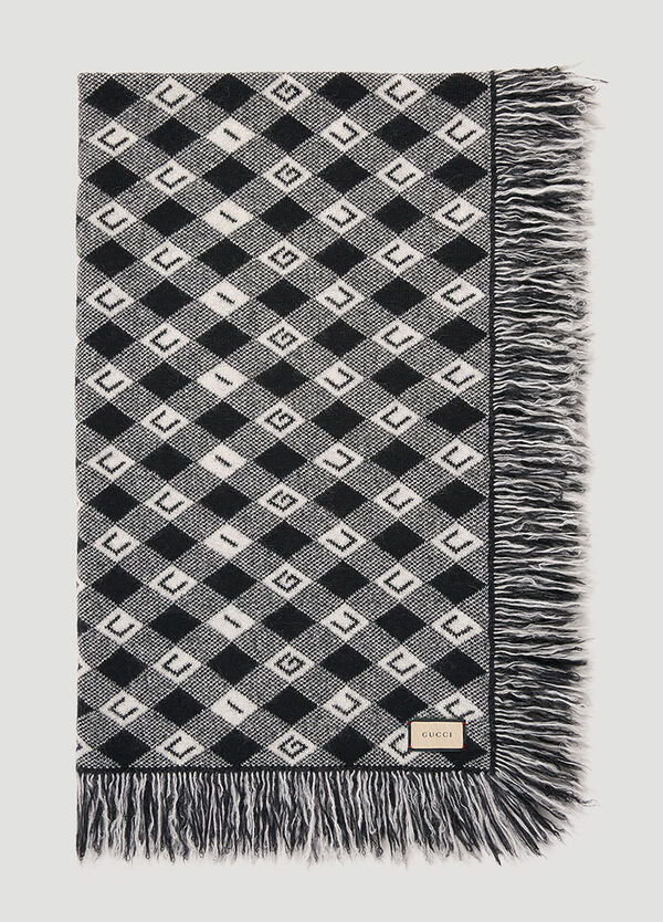 Gucci GG Check Blanket Black wps0670166